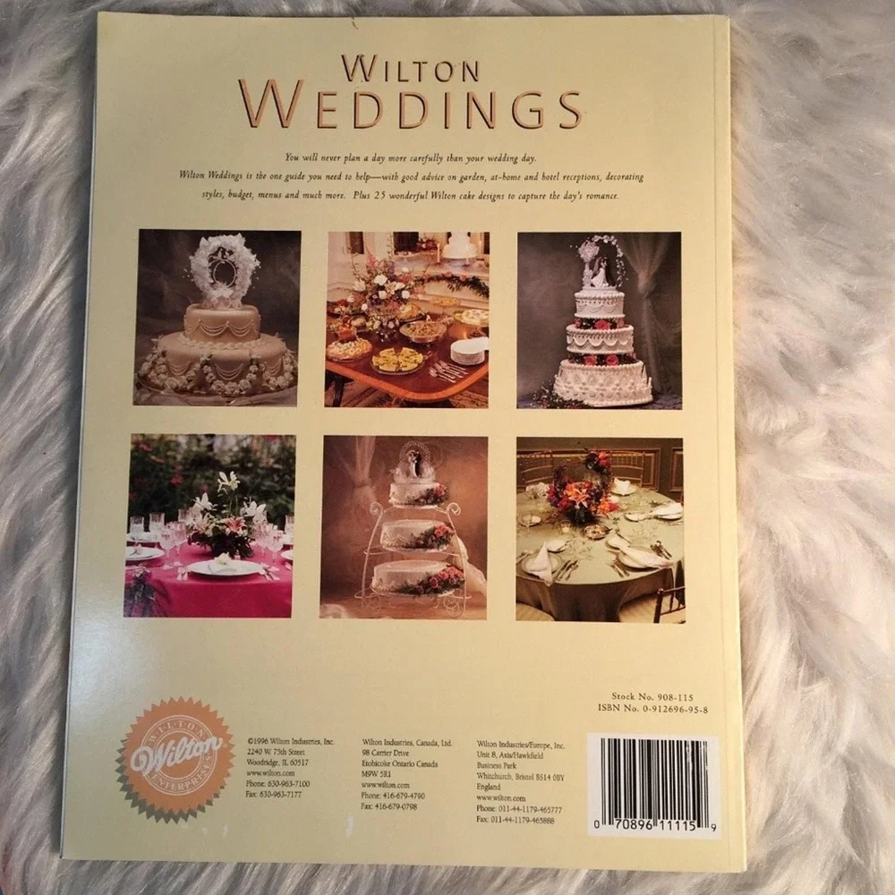 Wilton Weddings & Wedding Cakes A Wilton Album Wilton 1996 1989 Softcover Books